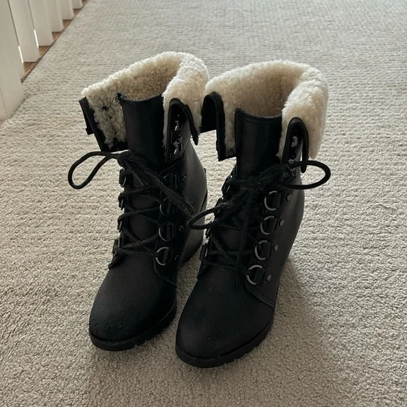 Sorel Joan of arc heeled combat boots - Picture 1 of 7